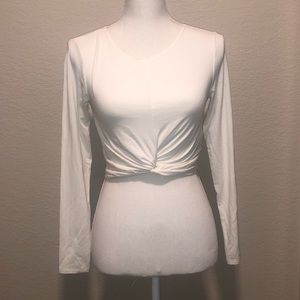 Forever 21 White Crop Top